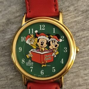 Lorus Disney Red and Gold Women's Watch